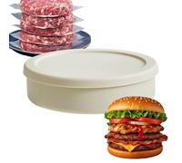Récipient étanche de cuisine de silicone de presse de burger pour la | Moule à hamburger pour la préparation des repas, cuisine, réfrigérateur, camping, pique-nique