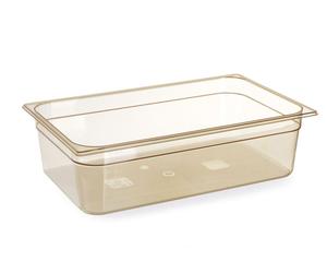 Récipient Gastronorm 1/1, résistant aux hautes températures, HENDI, GN 1/1, 13,3 L, transparent, 530 x 325 x (H) 100 mm
