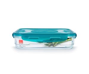 Récipient Ibili Perfect Tritan 2L Rectangulaire Plat Turquoise Hermétique
