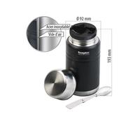 Récipient isotherme à double paroi 750 ml avec cuillère
