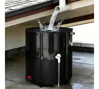 Récipient pliable pour collecter l'eau de pluie, idéal pour le jardin et l'extérieur