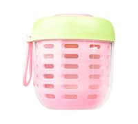 Récipient portable pour salade de fruits 500 ml | Shaker à salade avec couvercle et fourchette pour extérieur, voyage, camping, randonnée, pique-nique, fête, bureau, école