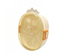 Récipient repas avocat 680 ml PP Safe Avocat Lunch Container (ananas) | Capacité de 680 ml, fermeture en silicone, fourchette et cuillère, passe au micro-ondes, motif avocat