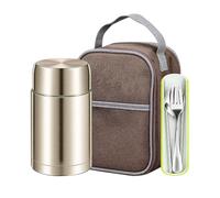 Récipient repas chaud pour lunch 1,2L Bocal Sous Vide Anti-Fuite avec | lunch box thermique pour Pique-Nique Sports Plage Camping Plein Air Randonnée Escalade Trajet Bureau