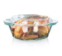 Récipient résistant à la chaleur - Vilde - 1 l + 270 ml - Couvercle en verre - Verre borosilicate