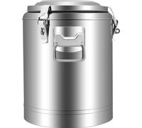 Récipient thermique pour aliments - Seau thermique - Inox 201 - IsolationPolyuréthane- Volume >12 l - Dimensions 26,5 x 40 cm - Sans robinet - Rouge