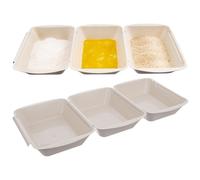Récipients à paner 3x1,5 l 3 pièces.