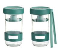 Récipients de saumurage, set de 2 pc, vert, Lékué