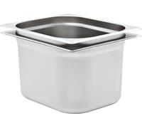Récipients Gastronorm 2 pcs GN 1/2 200 mm Acier inoxydable