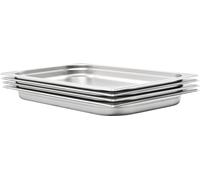 Récipients Gastronorm 4 pcs GN 1/1 40 mm Acier inoxydable