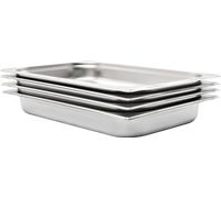 Récipients Gastronorm 4 pcs GN 1/1 65 mm Acier inoxydable