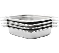 Récipients Gastronorm 4 pcs GN 1/2 65 mm Acier inoxydable