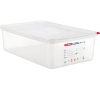 Récipients GN ARAVEN avec couvercle 1/1, PP, profondeur : 150 mm, capacité : 20,5 L, hermétiques