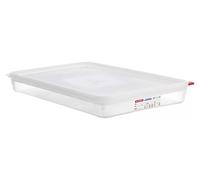 Récipients GN ARAVEN avec couvercle 1/1, PP, profondeur : 65 mm, capacité : 8,3 L, hermétiques