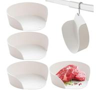 Récipients pour la préparation des aliments Planche à découper avec plateau pour conteneurs de repas, set 5 pièces accessoires cui