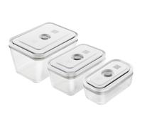 Récipients sous vide pour aliments FRESH & SAVE, set de 3, blanc, verre, Zwilling