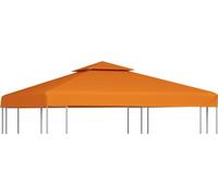 Recouvrement de remplacement d'auvent 310 g/m² Orange 3x3 m