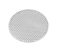 REcsdza Grille de Barbecue, Filet de Gril Rond en Acier Inoxydable, étagère Cuisson, Tapis Barbecue, Four Carbone, Filets à Vapeur, Support | 28CM