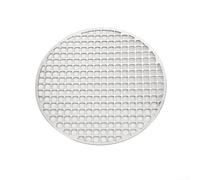 REcsdza Grille de Barbecue, Support de Barbecue, Tapis Gril Rond en Acier Inoxydable, Grille, Support Refroidissement à la Vapeur for Cuisson Pique-Nique Camping Plein air | 28cm