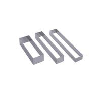 Rectangle Inox Emporte pièce de BUYER 16 x 3.20 H 2.5 cm