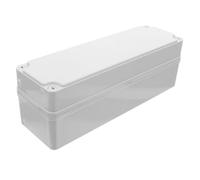 Rectangulaire Boîte de Jonction en Plastique Étanche Extérieure | Protection L'eau, Montage Facile, Usage Jardin et Surveillance, Boîtier Robuste pour Câbles Universels
