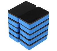 Rectangulaire Effaceur de Tableau Blanc EVA Magnétique 16 Pièces | Mini Gommes, Format Compact Léger, pour Bureau et Classe, Rangement Facile, Bleu