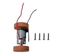 Rectifieuse électrique de type 755 21 V avec moteur 775 DC, 7,6 cm pour mini meule pour le travail du métal, unité d'outils de bricolage portable, argent, 125 x 70 mm
