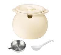 Récupérateur De Graisse De Bacon 1,5 L Récipient de Stockage de Matière | Récipient Pour Graisse De Cuisson Avec Spatule À Tamis Pour Cuisine Fêtes W nd Petit-Déjeuner Brun