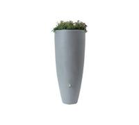 récupérateur d'eau 300 litres et bac à fleur amovible garantia (Moka)