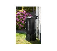 NATURE Réservoir d'eau de pluie, tonneau rond - 120 l, noir