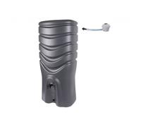 Récupérateur d'eau de pluie 350 L RECUP'O + Kit Collecteur - Coloris anthracite - Eda