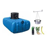 Récupérateur d'eau de pluie à enterrer extra plat 1500 L
