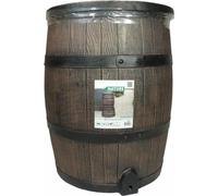 Récupérateur d'eau de Pluie, Aspect Bois, 120L, Marron, 50,5x66 cm