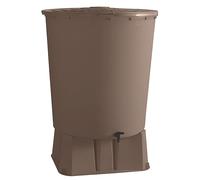 Récupérateur d'eau de pluie Belli Rond marron 500L
