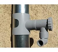 Récupérateur d'eau de pluie CAPT'EAU pour conduits circulaire (GRIS)