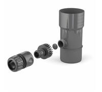 Récupérateur d'eau de pluie - CELLFAST - BRYZA - 63 mm - Graphite - Efficace