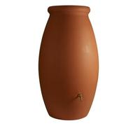 Récupérateur d'eau de pluie Jarre 500 L + Kit raccord chéneau - Terre cuite - BelliJardin