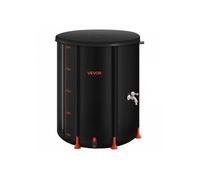 Récupérateur d'Eau de Pluie Pliable 201 L Réservoir d'Eau de Pluie en PVC 1000D Système de Récupération Eau avec Robinet Kit
