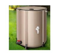 Récupérateur d'eau de pluie pliable avec support et robinet, kit de récupération d'eau de pluie pour jardin, système de rangement compact pour jardins, récupérateur d'eau de pluie pliable et