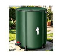 Récupérateur d'eau de pluie pliable avec support et robinet, kit de récupération d'eau de pluie pour jardin, système de stockage peu encombrant, récupérateur d'eau de pluie pliable, réservoi