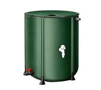Récupérateur d'eau de pluie pliable avec support et robinet, kit de récupération d'eau de pluie pour jardin, système de rangement compact pour jardins, récupérateur d'eau de pluie pliable et