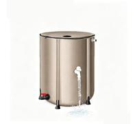 Récupérateur D'eau De Pluie Pliable En PVC - Système Portable De Collecte D'eau Avec Raccord Pour Gouttière - Idéal Pour Jardin, Arrière-cour, Potager Et Fleurs,380L
