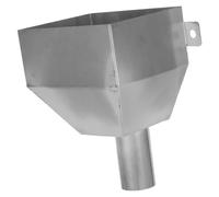 Récupérateur D'eau de Pluie Portable en Acier Inoxydable pour Toit | Adaptateur de Pluviale, Raccord pour Tuyaux Pvc et Fonte, Installation Rapide, Usage Résidentiel