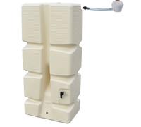 Récupérateur d'eau de pluie - RÉCUP'ÉCO - Plastique - Beige - 310 L hors sol kit collecteur universel - EDA