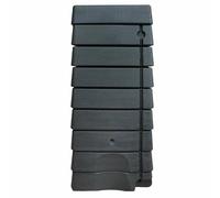 Récupérateur d'eau forme murale Nature - 276L - Anthracite