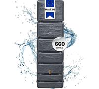 Récupérateur d'eau GARANTIA rectangulaire gris, 330 l