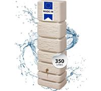 Récupérateur d'eau GARANTIA rectangulaire sable, 330 l