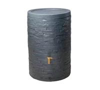 Récupérateur d'eau - Graf Distribution - Arondo 250 L - Plastique - Cuve aérienne - Gris
