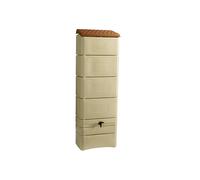 Belli 0936 9 Récupérateur à Eau Mural 300 L Beige 60 x 180 cm