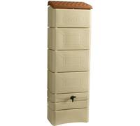 Récupérateur d'eau mural BELLI, 300 L, Beige, Compact, Design mural